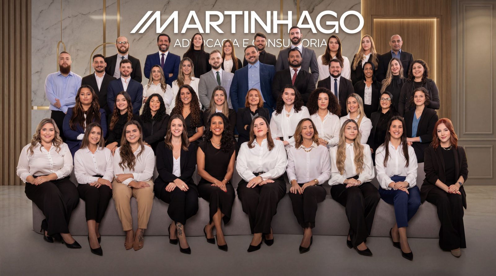 Equipe da Martinhago Advocacia e Consultoria, em Maringá-PR